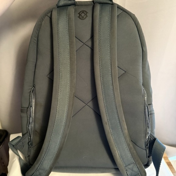 Dagne Dover Dark Gray Neoprene Backpack Bookbag Diaper Bag Laptop Work Bag main image 4